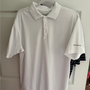 Columbia Men's Classic White Polo Shirt